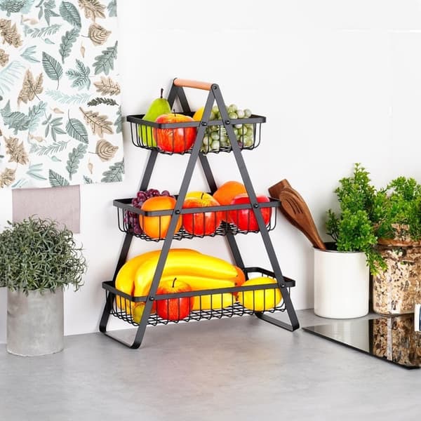 Trevånings Fruktkorg och Grönsakskorg i Loftstil