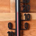 Miniatyrbillede 4 af 8: Stilfuldt termometer til indendørs og udendørs temperatur