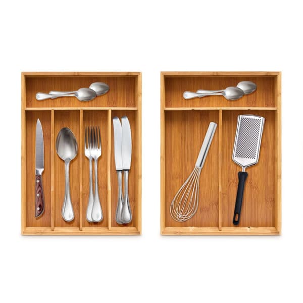 Bestikkboks bambus 34 x 25 x 4,5 cm