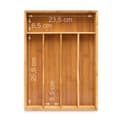 Miniatyrbilde 6 av 7: Bestikkboks bambus 34 x 25 x 4,5 cm