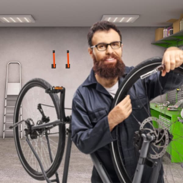 Cykelholder vægsæt med 2 stk