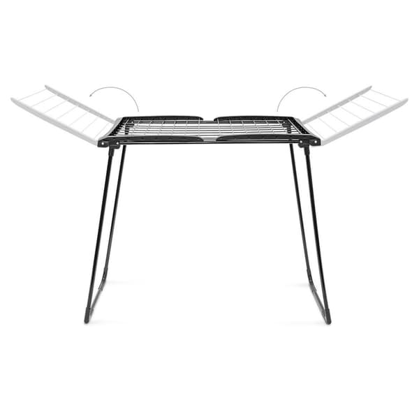 Tørrestativ foldbar sort