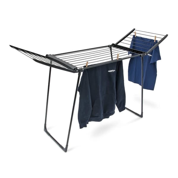 Tørrestativ foldbar sort