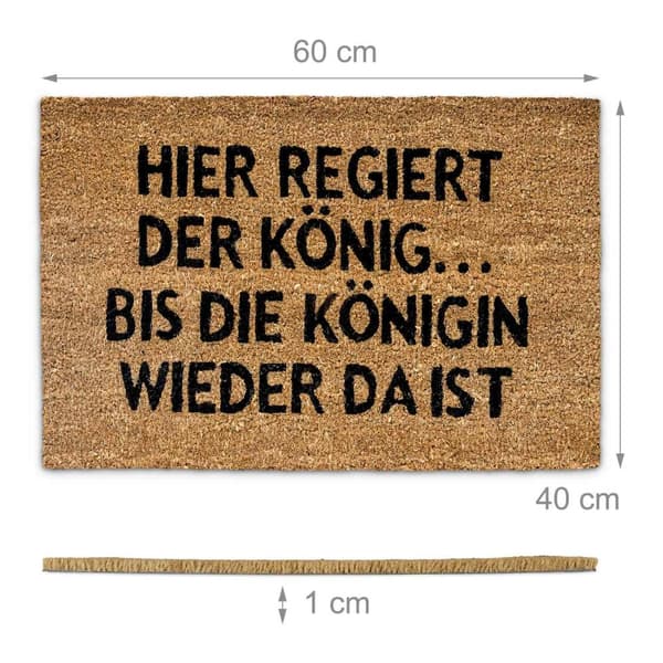 Dørmatte Coconut QUEEN