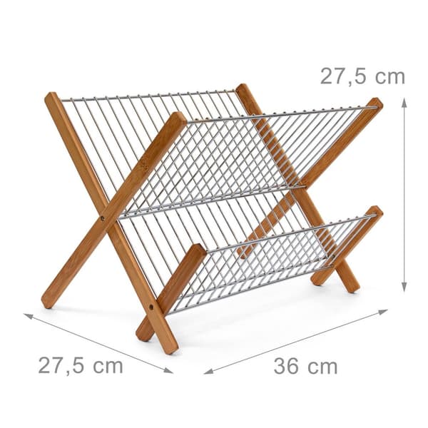 Avløpsstativ CROSS bambus metall
