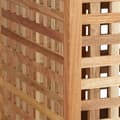Miniatyrbillede 5 af 5: Badeværelse skammel i valnød med håndvask