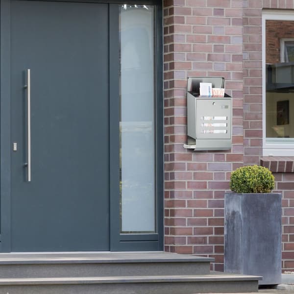 Postlåda rostfritt stål