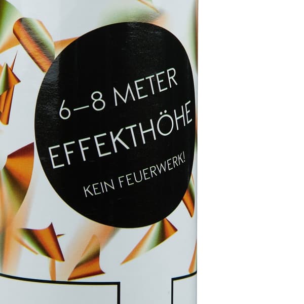 Konfettikanon 40 cm guld