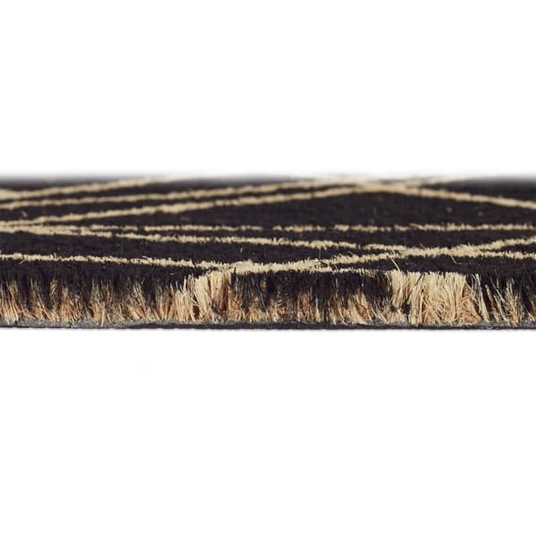 Dörrmatta kokosfiber mönstrad