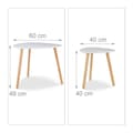 Miniatyrbilde 4 av 7: Spisebord sett med 2 i skandinavisk design