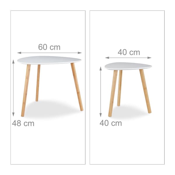 Spisebord sett med 2 i skandinavisk design