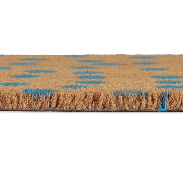 Prikkete kokosfiber dørmatte