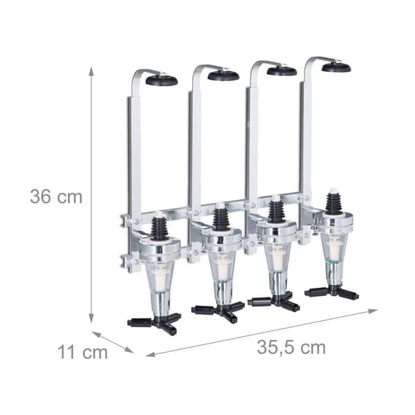 Veggmontert flaskeholder
