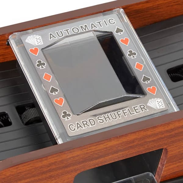 Card Shuffler 2 Decks Wood Look