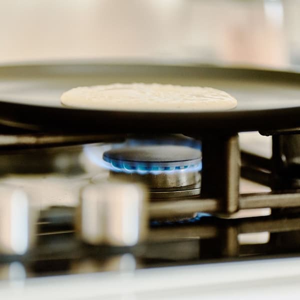 Crêpes form støpt aluminium sort 25 cm