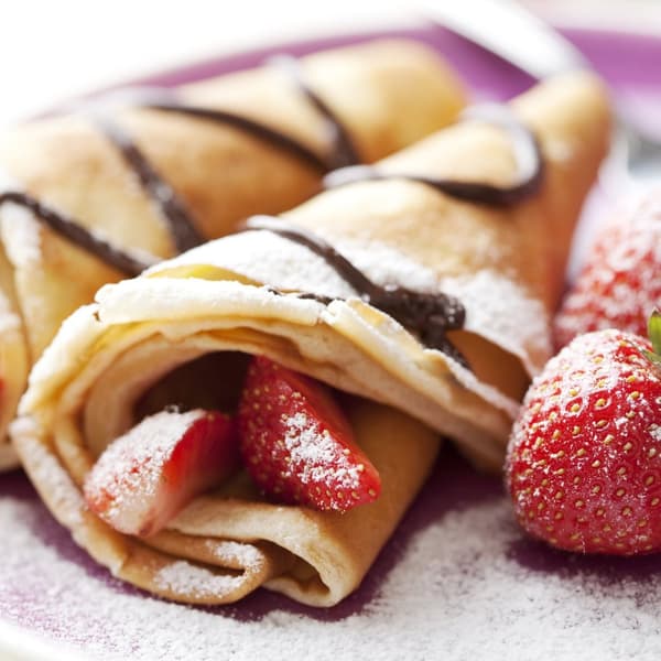 Crêpes form støpt aluminium sort 25 cm
