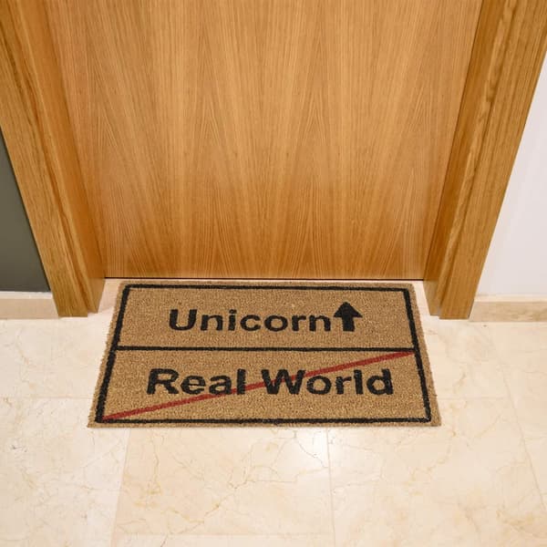 Dørmatte kokosfiber Unicorn/Real World