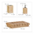 Pikkukuva 4 / 6: Kylpyhuonetarvikkeet Bamboo 3 kpl