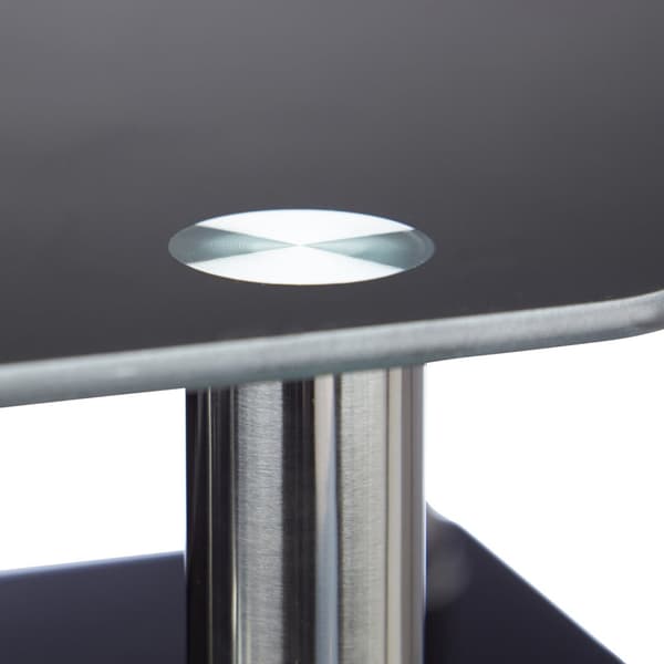 TV-bord Sort Glass