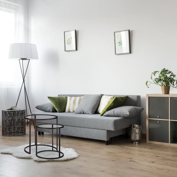 Glas sofabord sæt med 2 stk