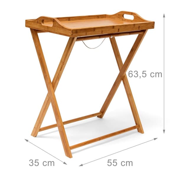 Brettbord bambus 63,5 cm natur