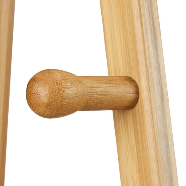 Bambus klesstativ på store hjul