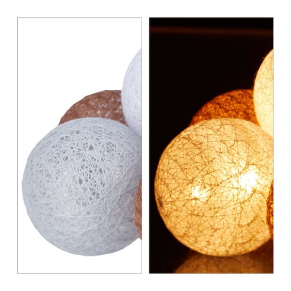 LED-valoketju 10 pallolla