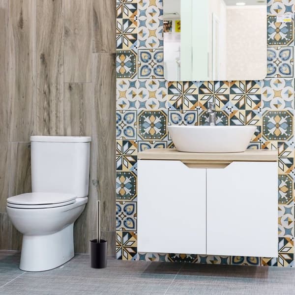 Keramisk toiletbørste