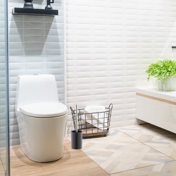 Keramisk toiletbørste