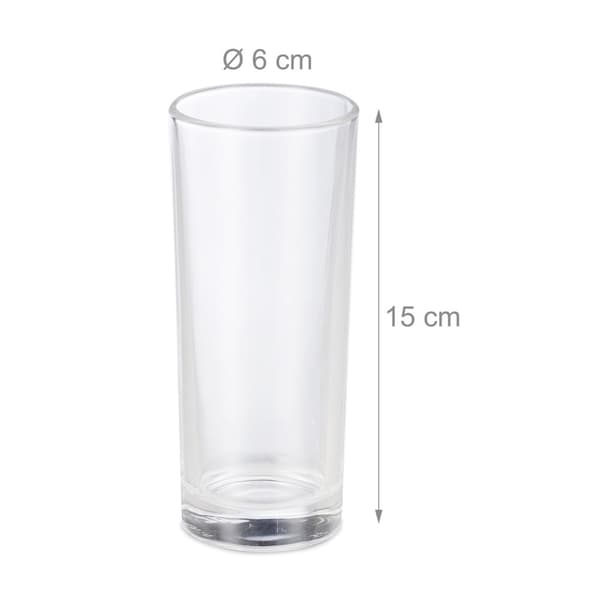 Longdrinkglass i sett med 12 stk