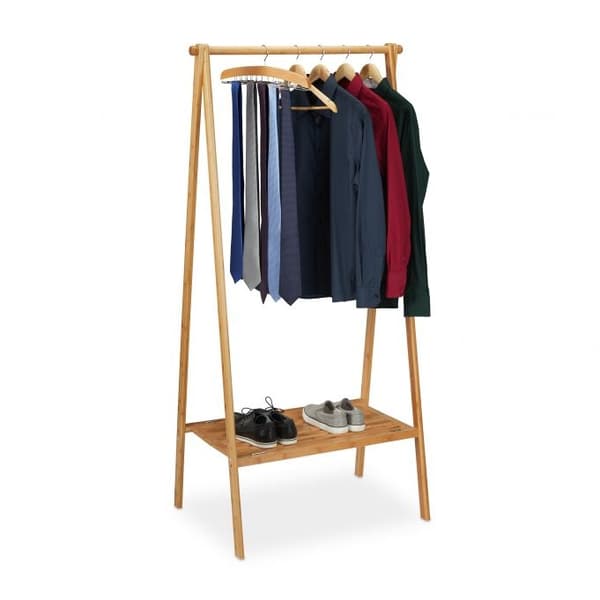 Klädhängare vikbar bambu