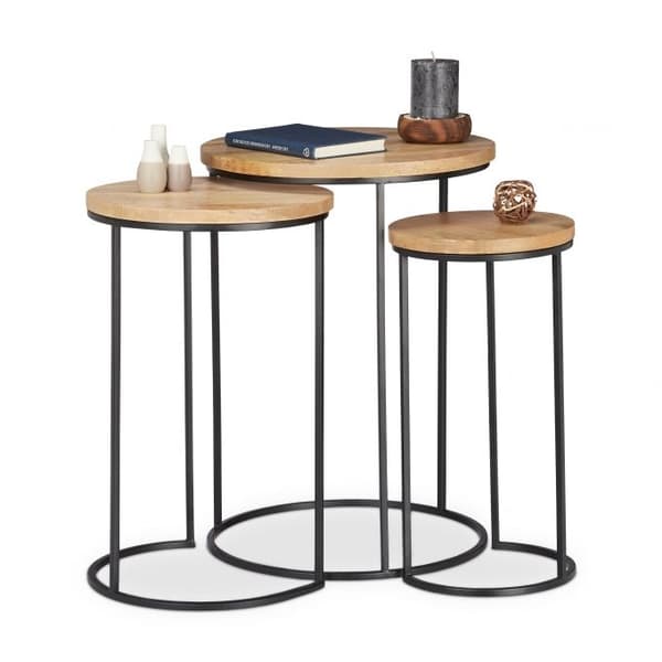 Sidebord 3-pakning