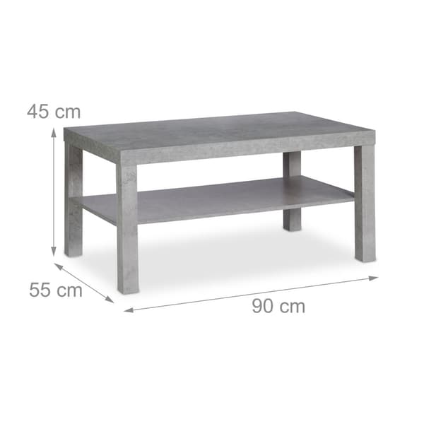 Sofabord i beton look