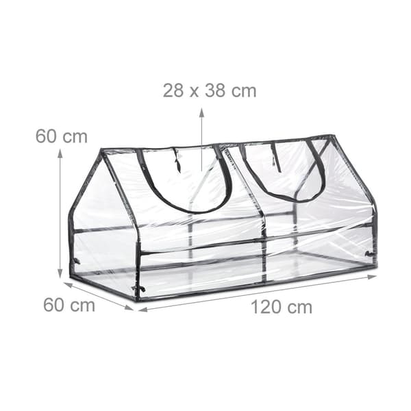 Drivhus med PVC-deksel