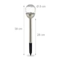 Miniatyrbilde 4 av 9: 2-pack solcellelamper