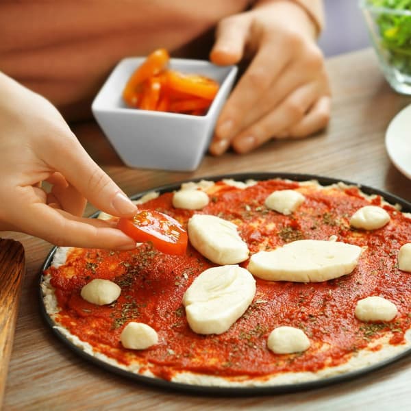2 stk. runde pizzapander