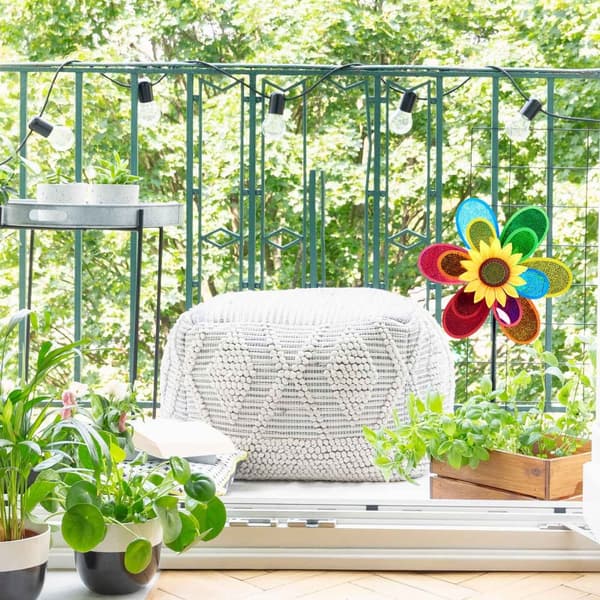 Forblåst blomst