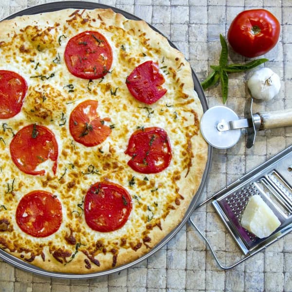 Pizza tallerken perforeret sæt
