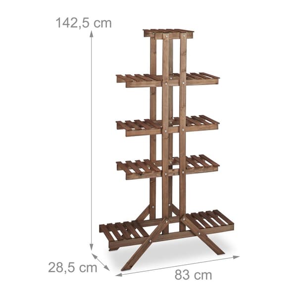 Plantehylde 5 hylder