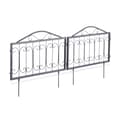 Miniatyrbilde 3 av 6: Rabatt gjerde 4 paneler vintage stil