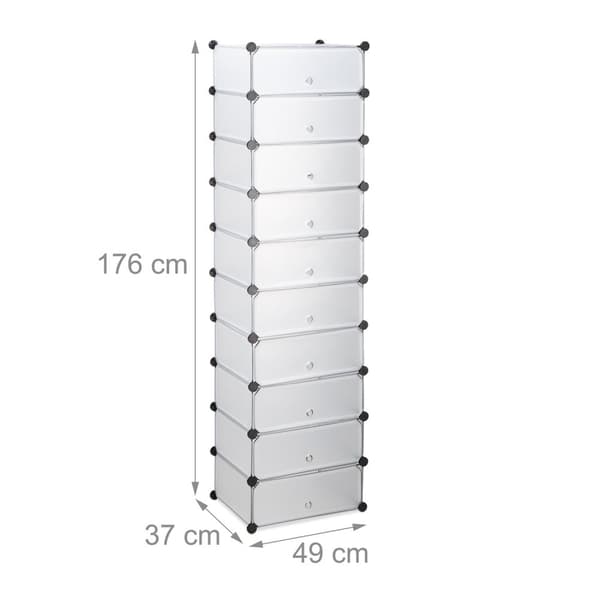 Kenkähylly 10 tasoa
