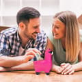 Miniatyrbilde 3 av 8: Lamme sparegris med solbriller