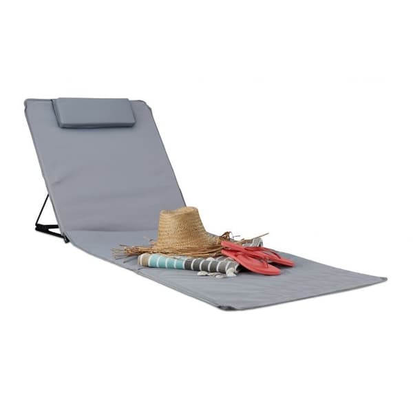 XXL strandmatte med pute
