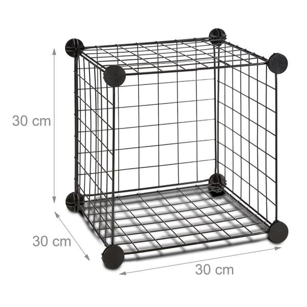 Hyllsystem med trådnät 6 fack