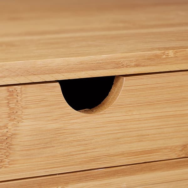 Bambus sidebord med skuffe