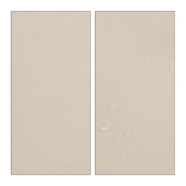 Solsejl rektangulært beige