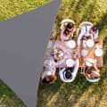Miniatyrbilde 3 av 8: Solseil trekantet grått