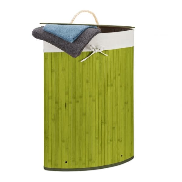 Tvättkorg hörn bambu