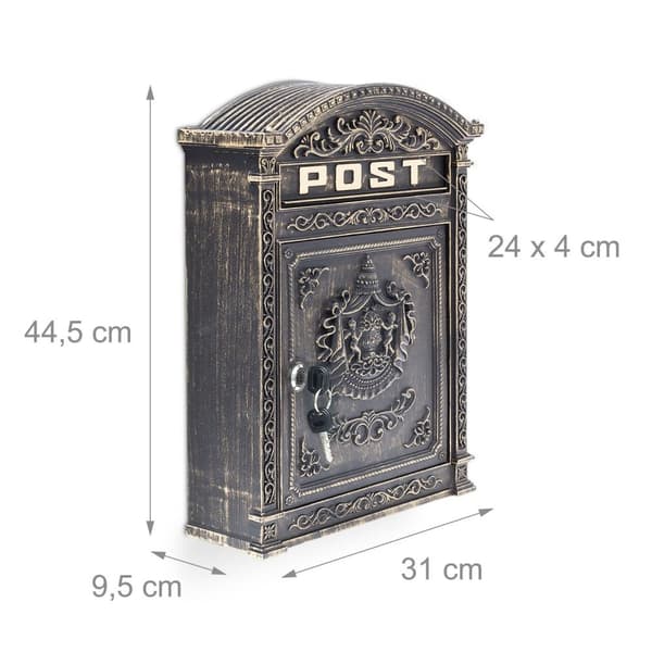 Postkasse i antik stil