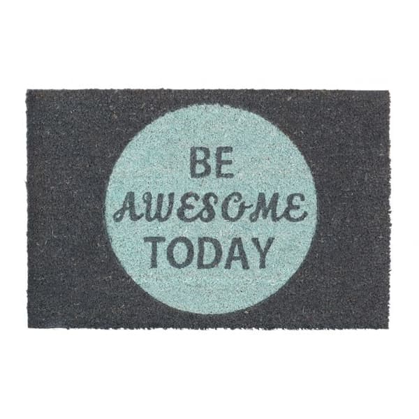 Dørmatte kokosfiber "Be awesome today"